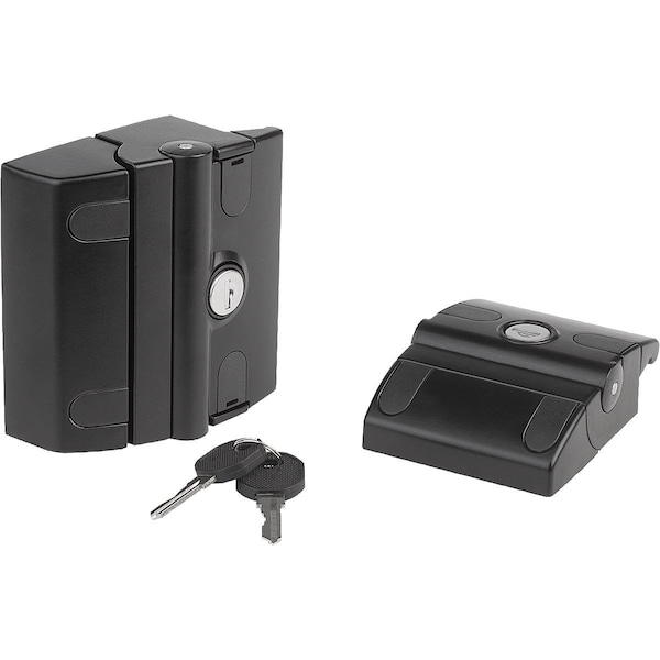Kipp Snap Lock Form:A, Aluminum Black, Bn=8/10 K1496.170561 - main